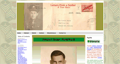 Desktop Screenshot of lettersfromasoldier.com